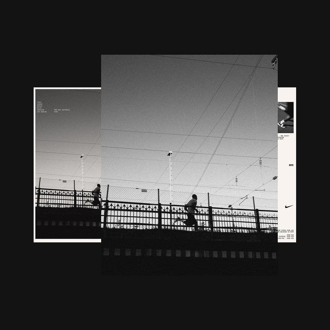 Coffee and Cigarettes Run Club — black and white running photography, NYC