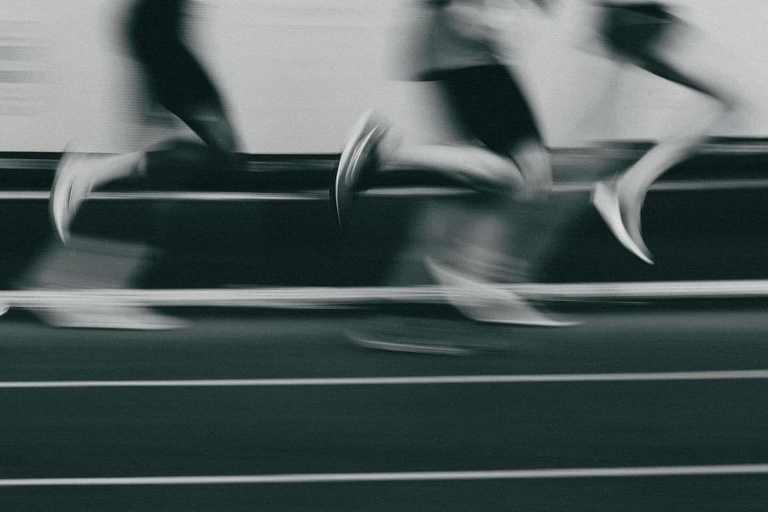 Coffee and Cigarettes Run Club — black and white running photography, NYC