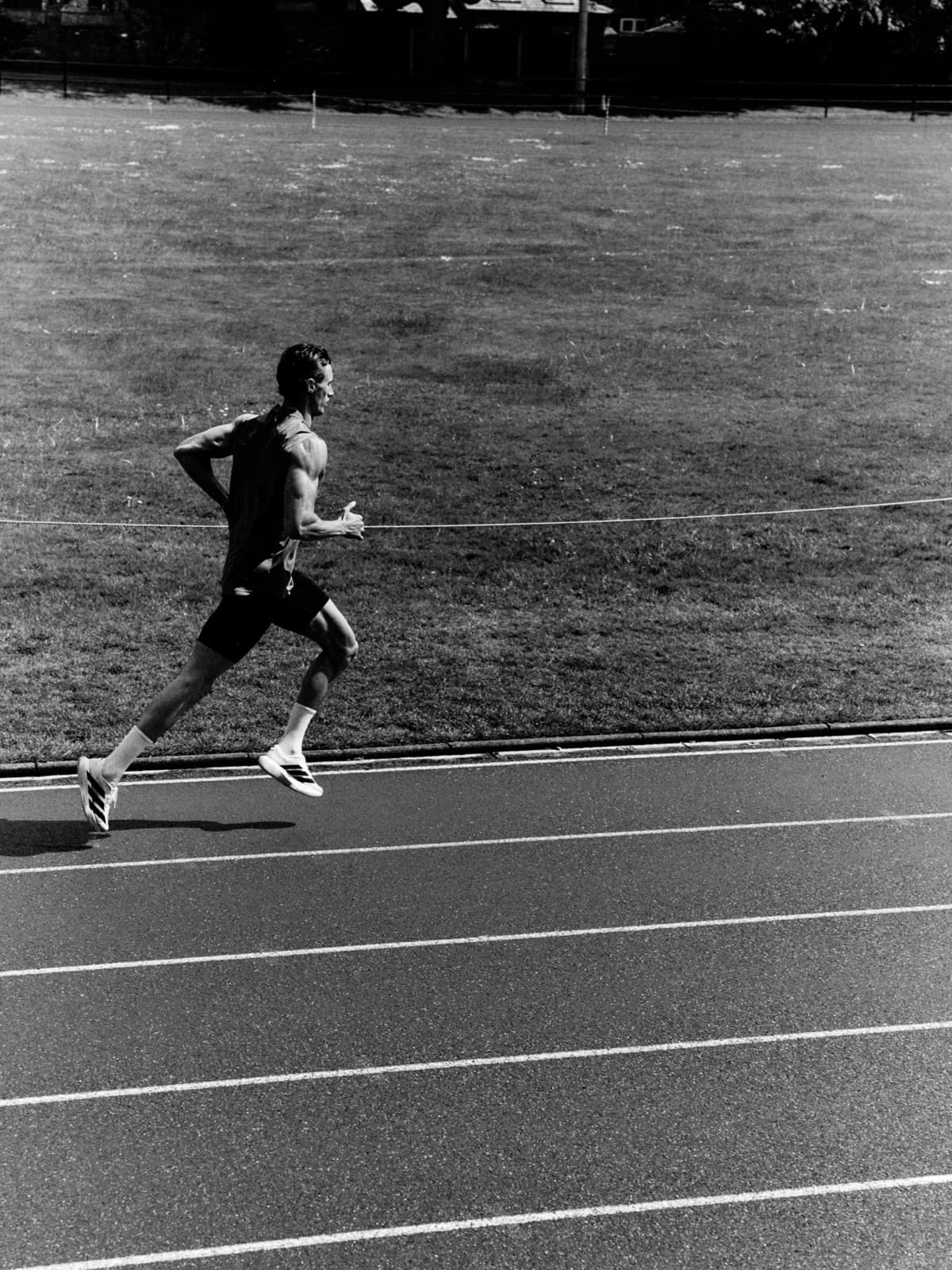 Coffee and Cigarettes Run Club — black and white running photography, NYC
